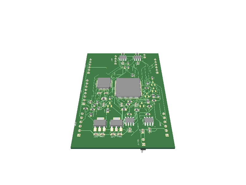 3D view of the finished OBD CAN hub